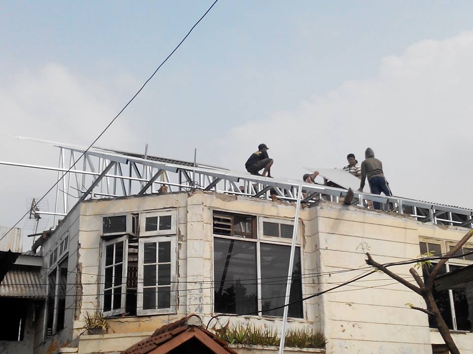 Pembangunan Rumah dengan Atap Baja Ringan  Info Indonesia